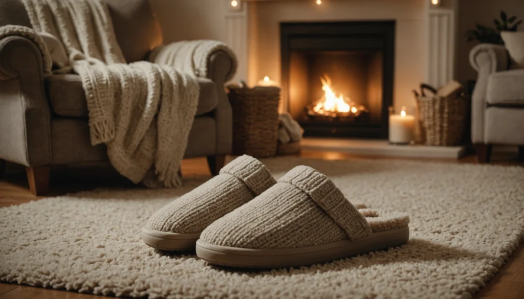 chaussons chauffants