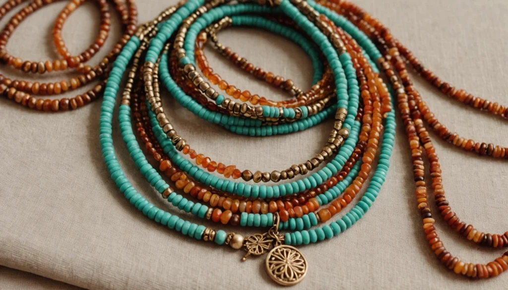 collier de perle de rocaille